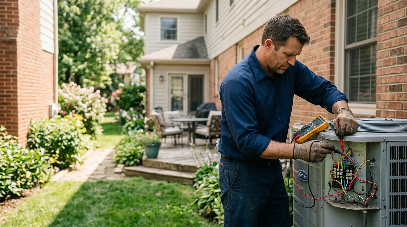 HVAC technician working near London, OH